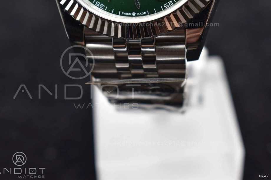 DIWF Marker 638 904L on SA 41 Best Arabic Compact Edition Steel DateJust Bracelet Green Dial 1:1 126334 Jubilee 0724